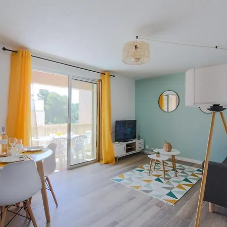 T2 Lumineux Climatise A 200M De La Plage Et Parking Prive Апартаменты *
